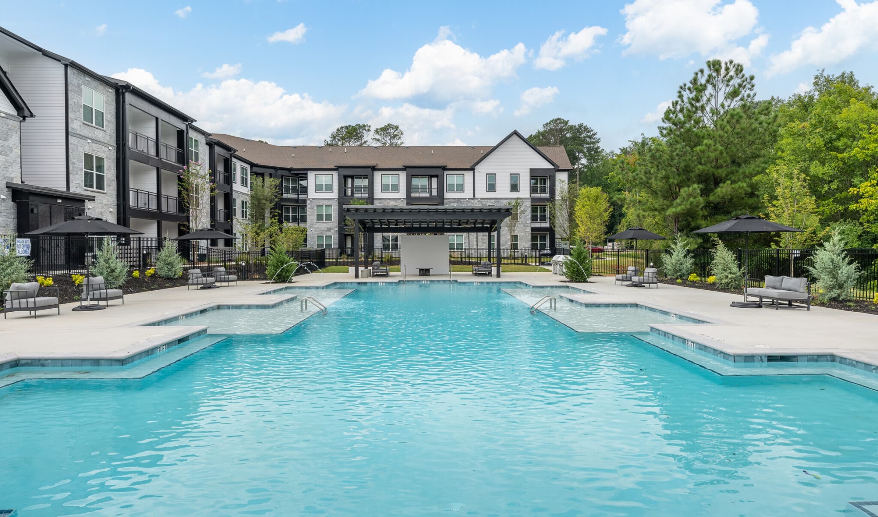 Apartments in Lawrenceville GA Pool Exterior